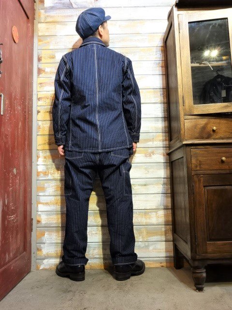 FREEWHEELERS IRONALLS ”Lot100 WABASH STRIPE JACKET”（INDIGO WABASH ...