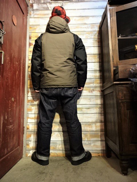 FREEWHEELERS ”ALL-WEATHER LOFT PARKA”（DARK DRAB×BLACK） - OLD