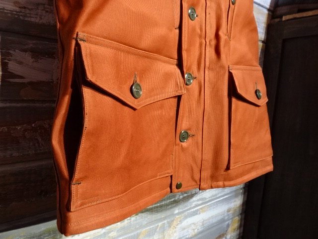 FREEWHEELERS ”FLIGHT DECK CREW VEST”（DARK ORANGE） - OLD STAND UP