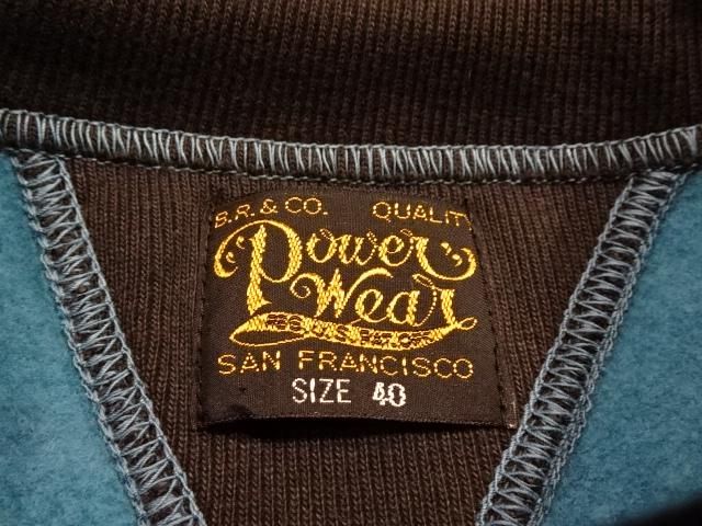 FREEWHEELERS ”LIONS” ATHLETIC SWEAT SHIRT （SAX×SOOT BLACK