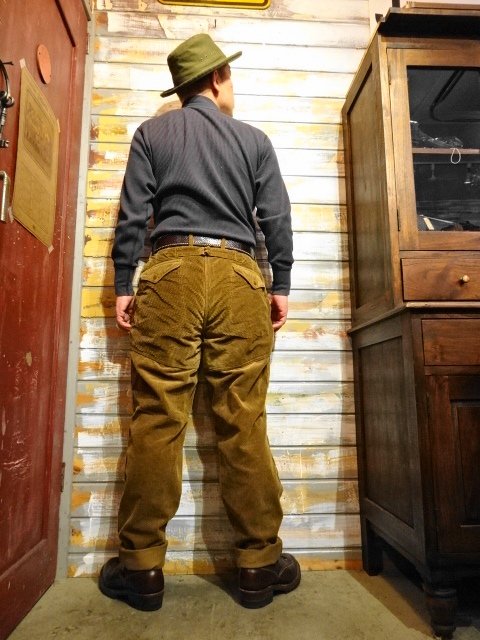 FREEWHEELERS ”LUMBERJACK” TROUSERS （CAMEL） - OLD STAND UP