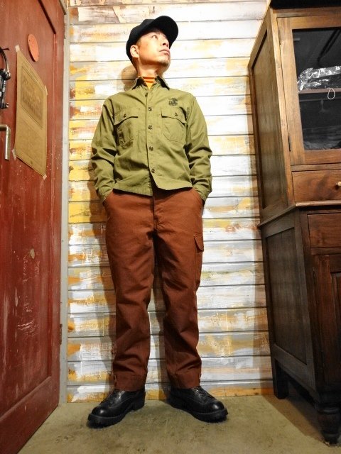 FREEWHEELERS ”AVIATOR’S TROUSERS”（RED BROWN） - OLD STAND UP