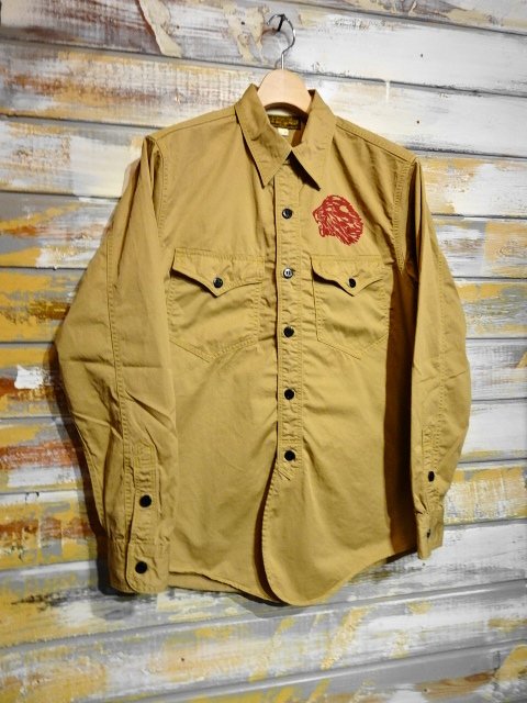 FREEWHEELERS ”GILMORE SPECIAL” U.S.NAVY OFFICER SHIRT（KHAKI