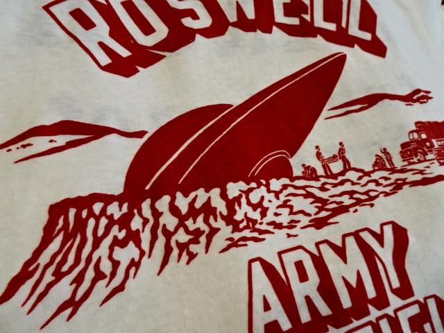 FREEWHEELERS ”ROSWELL AFF UFO” T-Shirt （OFF-WHITE） - OLD