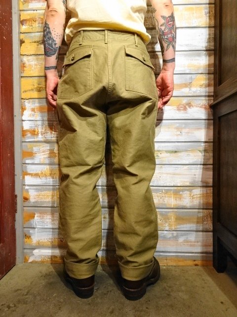 FREEWHEELERS ”MILITARY UTILITY TROUSERS” （KHAKI BEIGE） - OLD