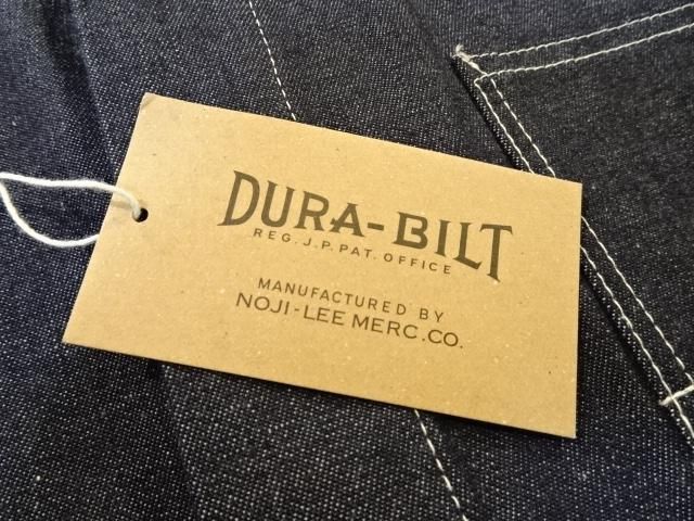 Dapper's 【DURA-BILT】 ”One Piece Suits” （10oz INDIGO DENIM