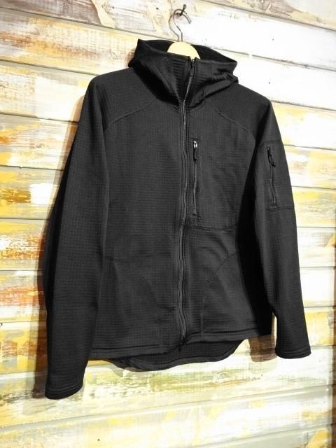 FREEWHEELERS ”WATCHDOG” FREECE BASE LAYER FRONT ZIP HOODIE（BLACK