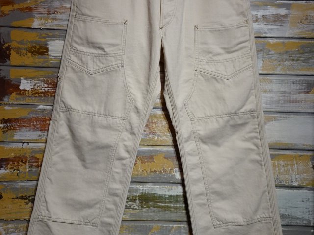 FREEWHEELERS ”DERRICKMAN” OVERALLS（RAW WHITE） - OLD STAND UP