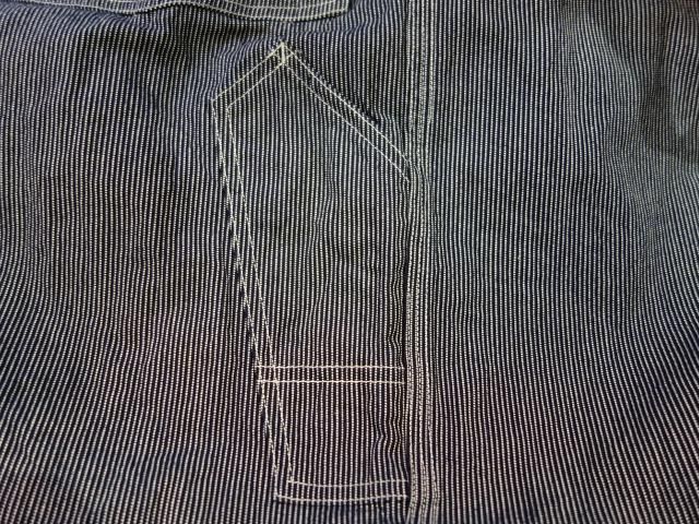 Dapper's 【DURA-BILT】 ”OVERALLS” 26-HB （8oz PIN STRIPE