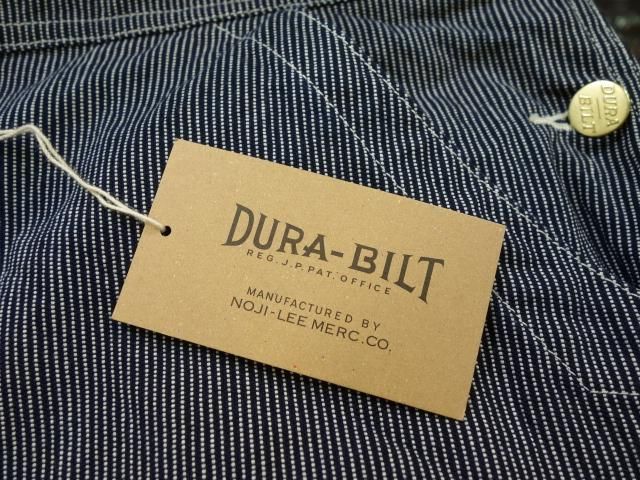 Dapper's 【DURA-BILT】 ”OVERALLS” 26-HB （8oz PIN STRIPE