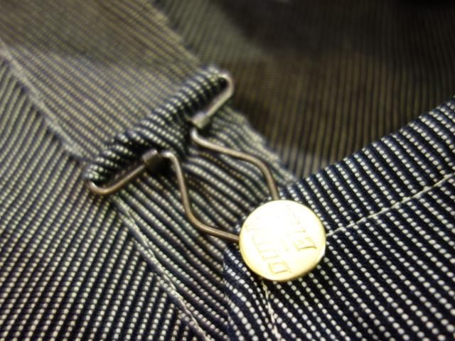 Dapper's 【DURA-BILT】 ”OVERALLS” 26-HB （8oz PIN STRIPE