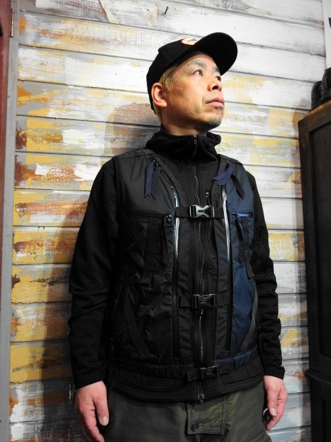 FREEWHEELERS ”Tahoma” HIGH MOBILITY TACTICAL VEST（BLACK） - OLD STAND UP