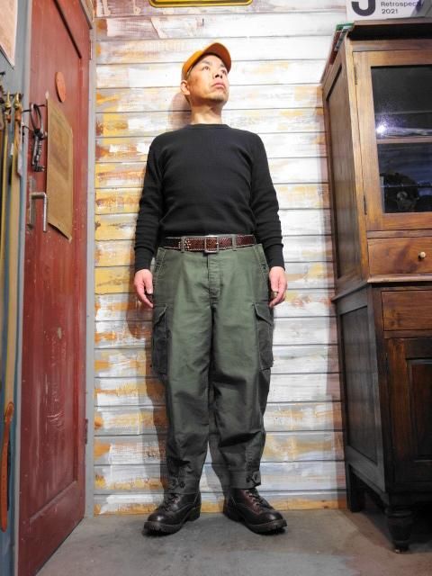 FREEWHEELERS 【GROUND CREW TROUSERS】 Freewheelers Ground Crew Trousers – BROGUE