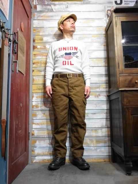 FREEWHEELERS ”AVIATORS' TROUSERS”（DARK SEPIA BROWN） - OLD STAND UP