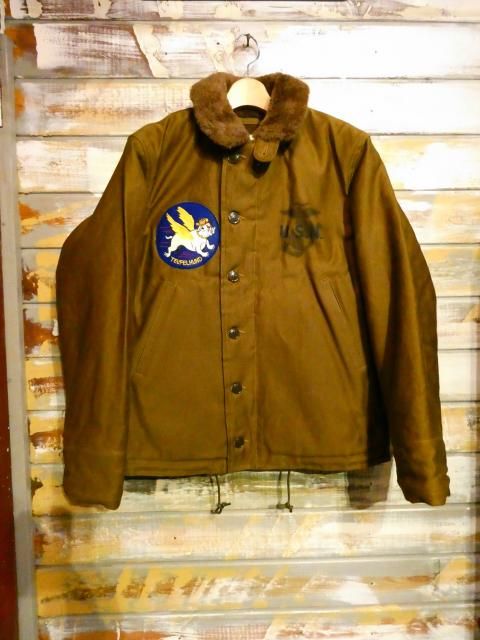 FREEWHEELERS ”TEUFELHUND” TYPE N-1（DARK KHAKI BEIGE） - OLD STAND UP