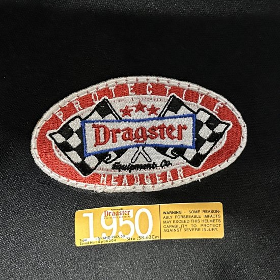 再入荷無し】 DRAGSTER LEATHER TRIM HELMET WHITE - ホームページから新ショッピングサイトをご覧ください