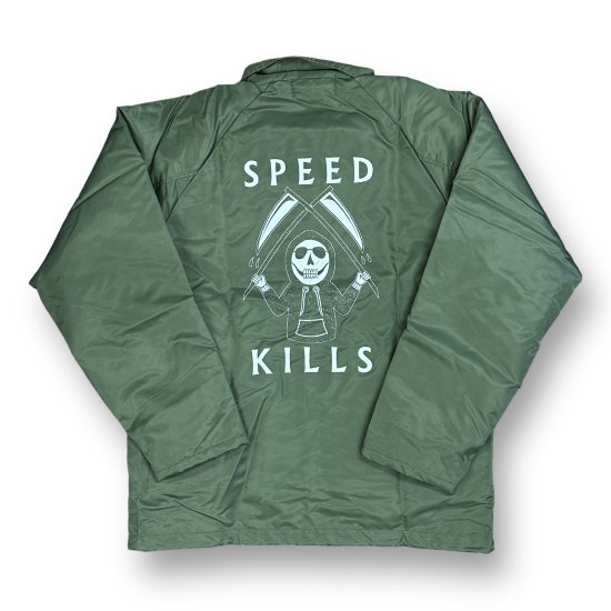 SPEED KILLS ボアコーチ オリーブ - No Budz Online Shopping