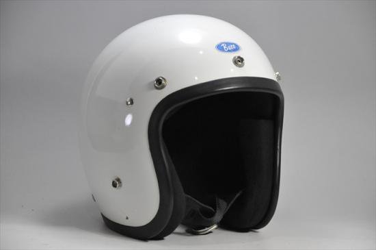 目深く被れるよう加工されてますブコ　ic400　ビンテージヘルメット