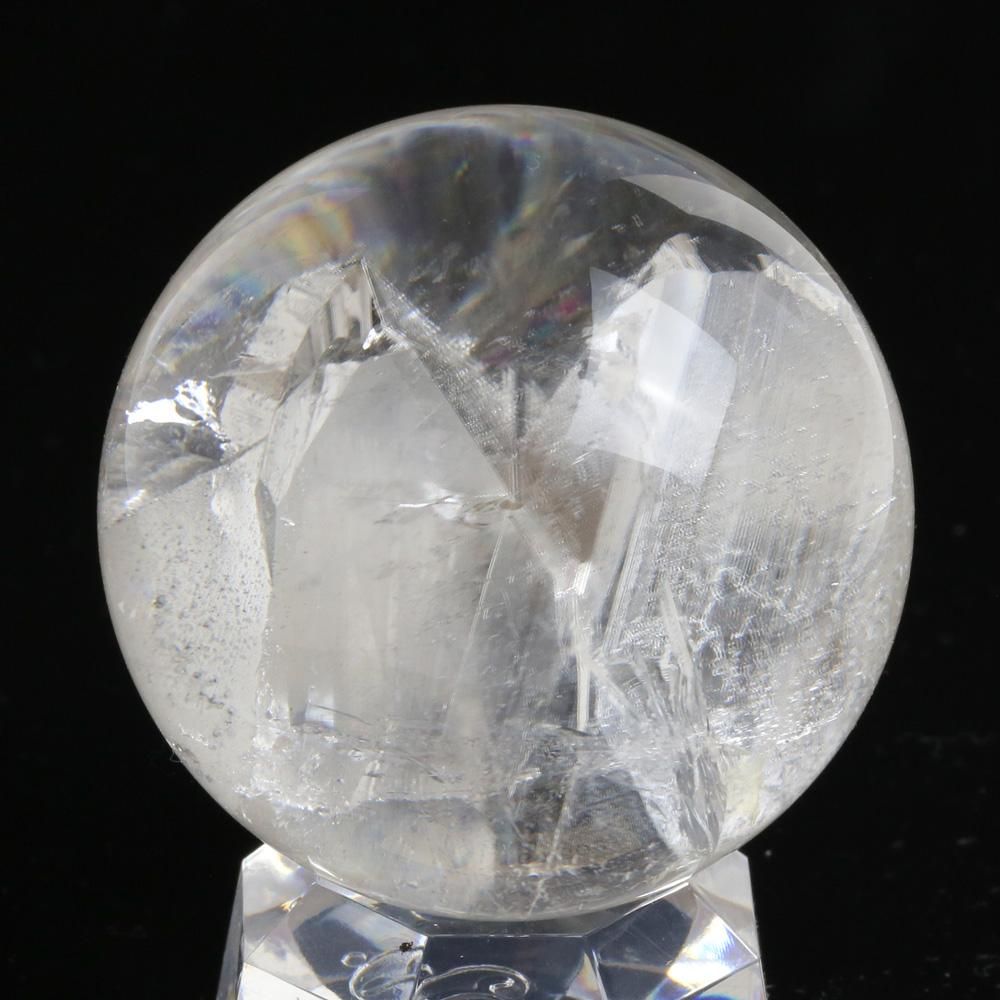 オーナー秘蔵] クォーツインクォーツ（貫入水晶） 丸玉 50mm