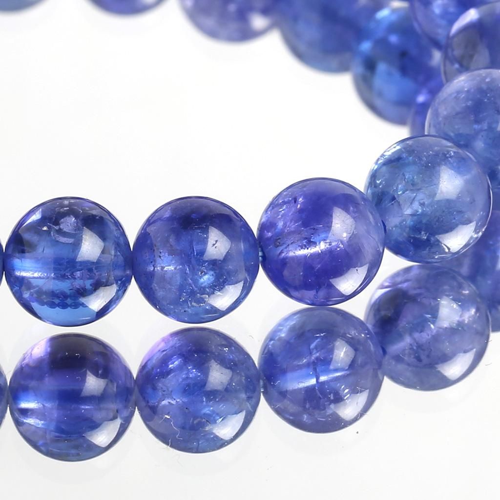 タンザナイト ブレスレット プレミアム] タンザナイト ブレスレット 8.5mm #FC222 - プレミアム