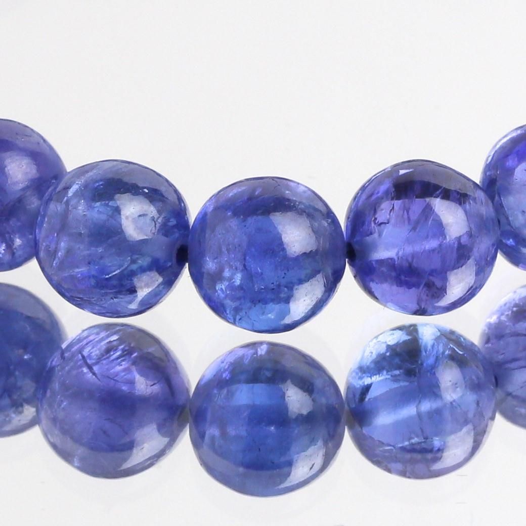 高品質タンザナイト&高品質虹入りアメジストエレスチャルブレスレット