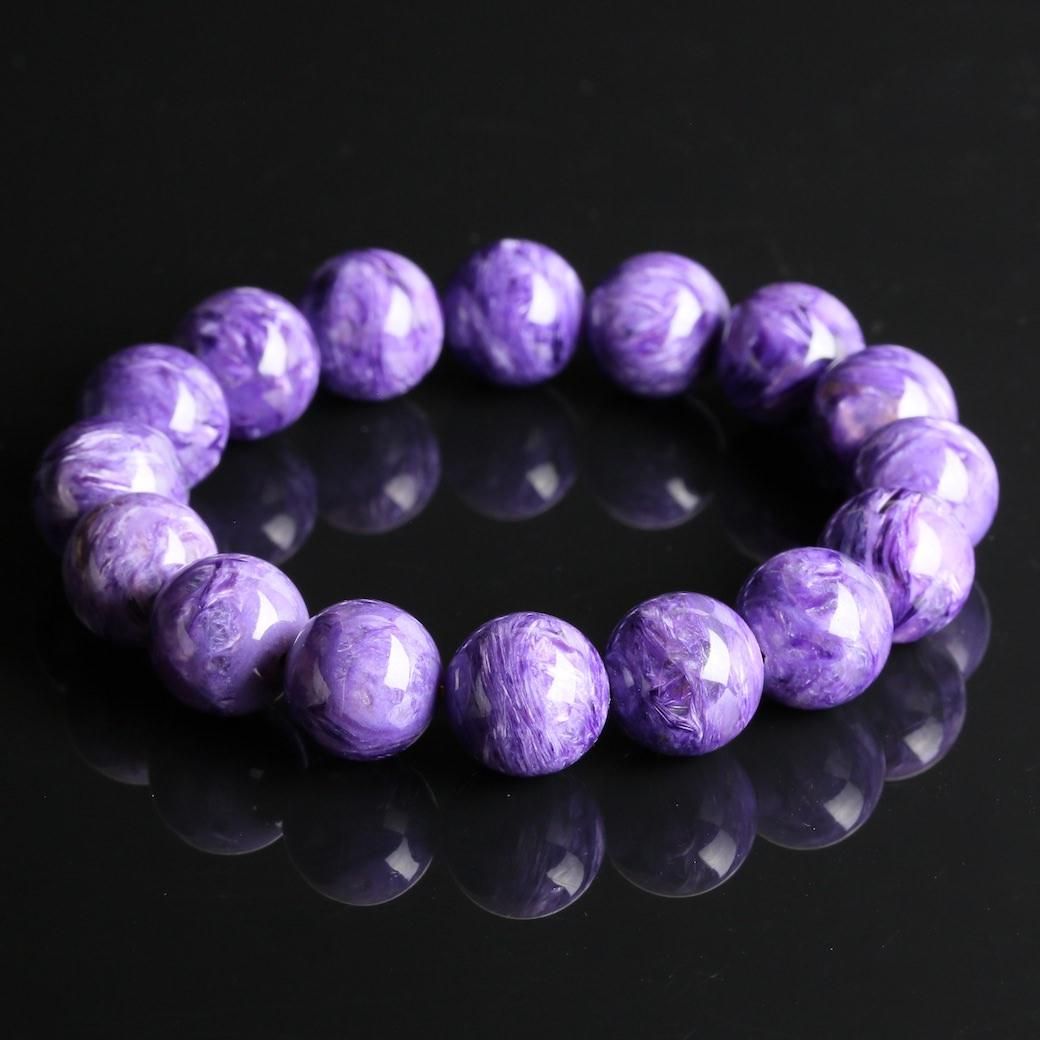 プレミアム] チャロアイトブレスレット 13mm #DB025 - プレミアム