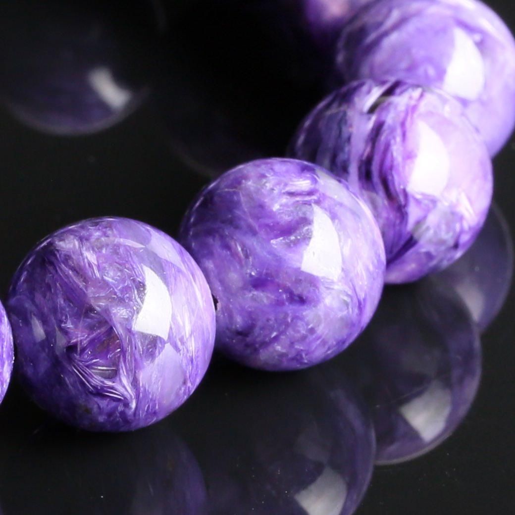 プレミアム] チャロアイトブレスレット 13mm #DB025 - プレミアム