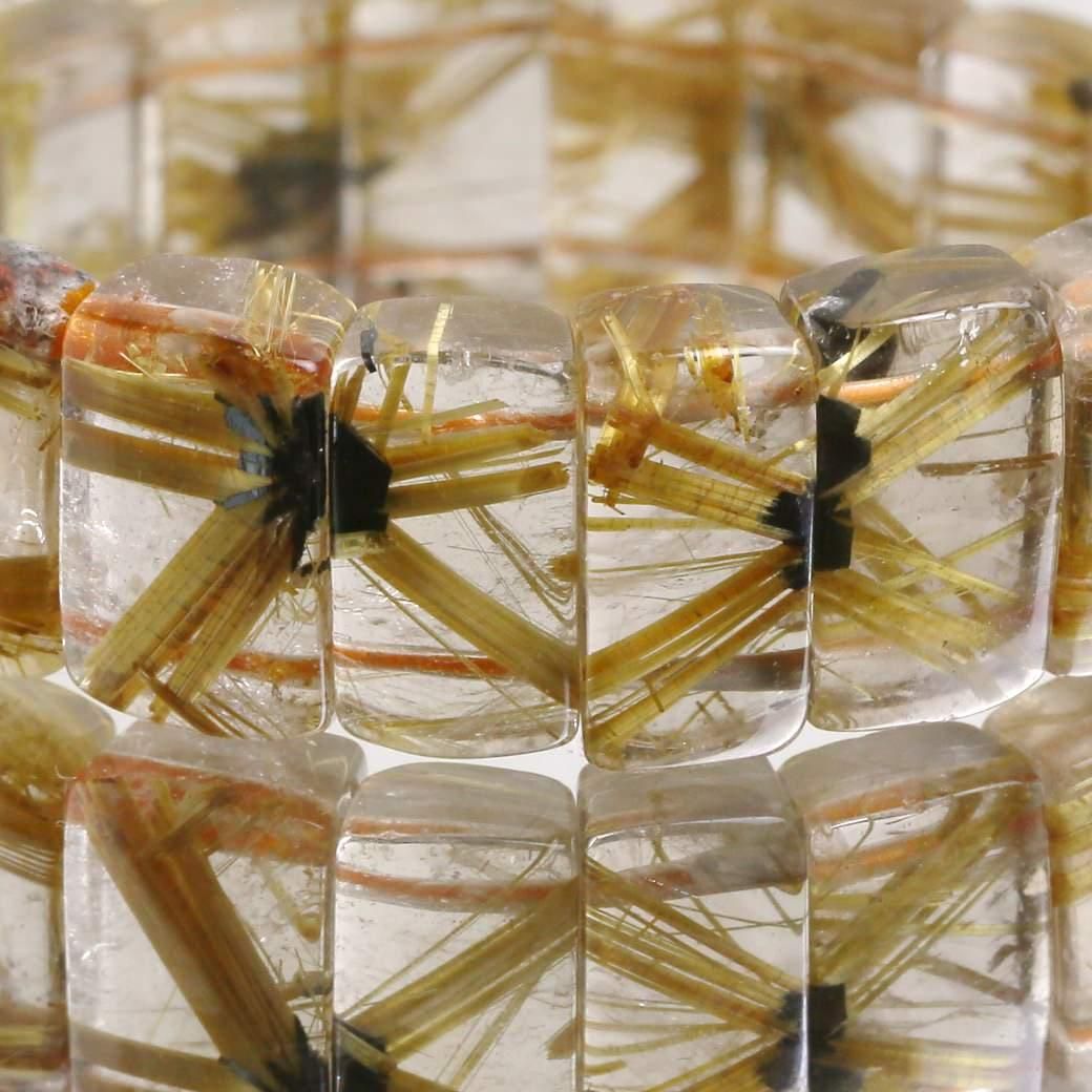 太陽放射ルチル　バングル　13mm 太陽放射の形が素晴らしいタイプ 太陽放射ルチル バングル 13mm 太陽放射の形が素晴らしいタイプ