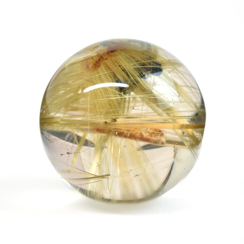 MIXルチルクォーツ12.5mm ミックスルチルクォーツ ブレスレット 11mm 18cm メンズM