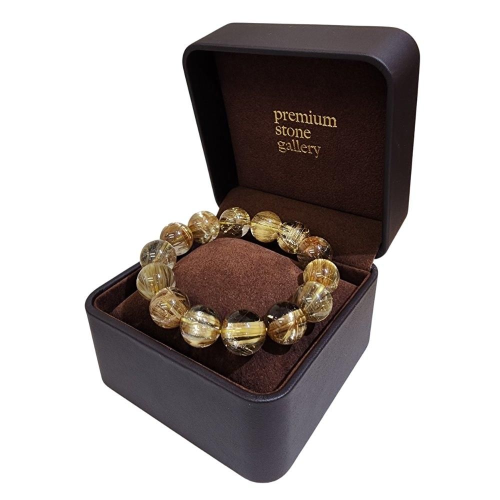 純金　24Kゴールドビーズブレスレット ケース付き 楽天市場】純金 メンズブレスレット 18cm 男性 ゴールド