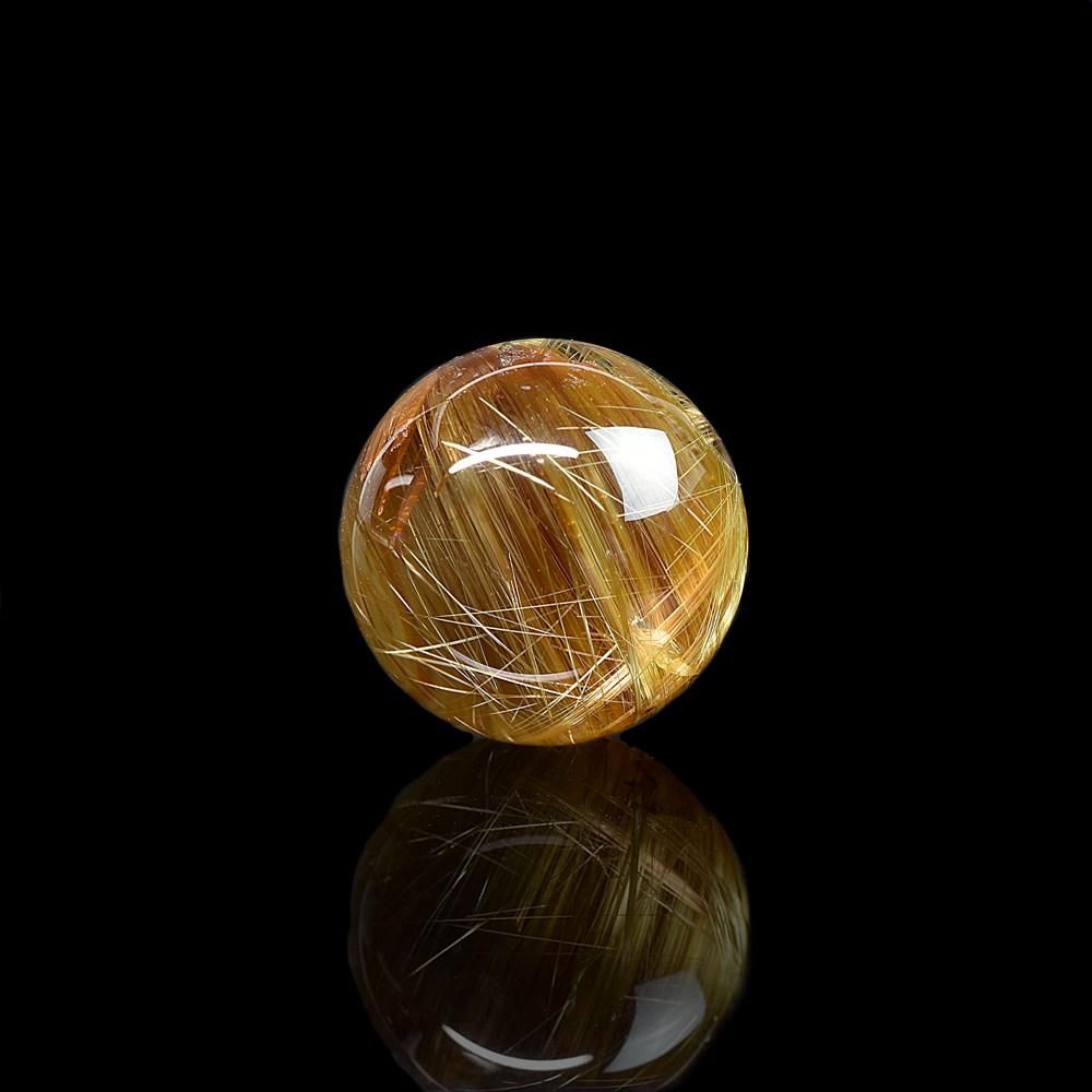 タイチンルチルクォーツ 丸玉 20mm #JL011 - プレミアム天然石専門店 premium stone gallery