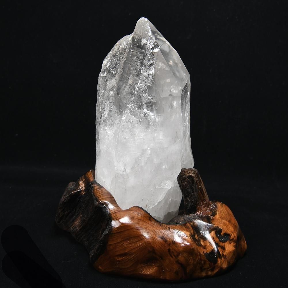 谷川さん専用♡天然石バレッタ milky 爽やかなデザイン♪重ねづけ・浄化に◎ 澄み渡る水晶 クリスタル