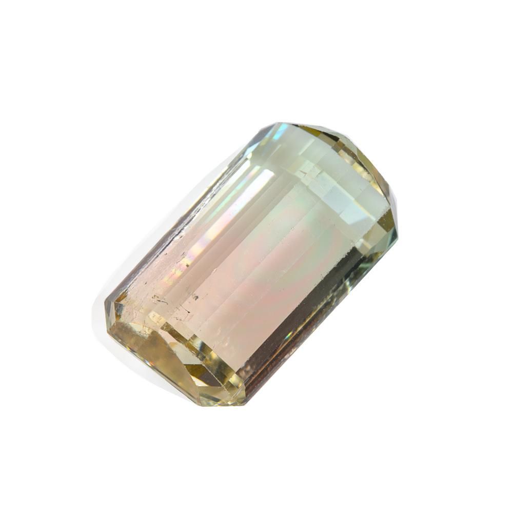 天然 バイカラートルマリン ルース 1.536ct ステップカット ソ付き