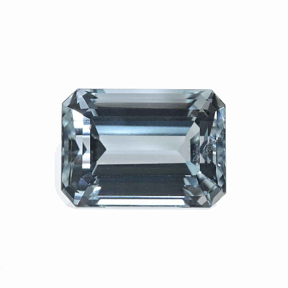 非加熱アクアマリン エメラルド・カット ルース [クラリティ SI / 6.65ct] #KL107 - プレミアム天然石専門店 premium  stone gallery