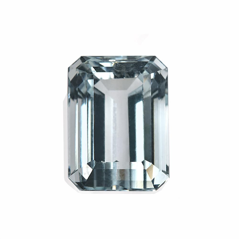 非加熱アクアマリン エメラルド・カット ルース [クラリティ SI / 6.65ct] #KL107 - プレミアム天然石専門店 premium  stone gallery