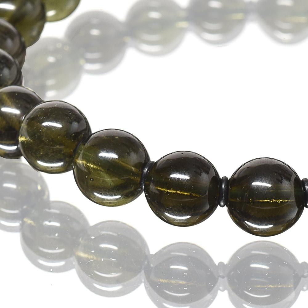 モルダバイト ブレスレット 8.5mm #MA507 - プレミアム天然石