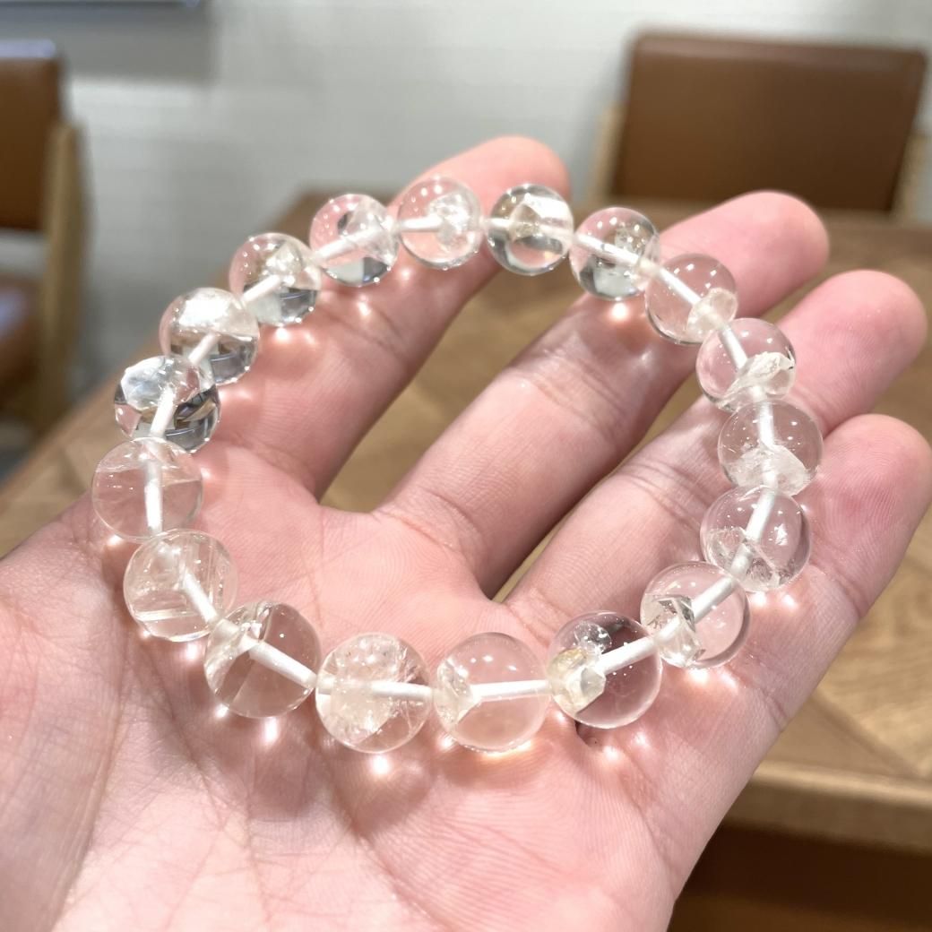 プレミアム] 貫入水晶（クォーツインクォーツ） ブレスレット