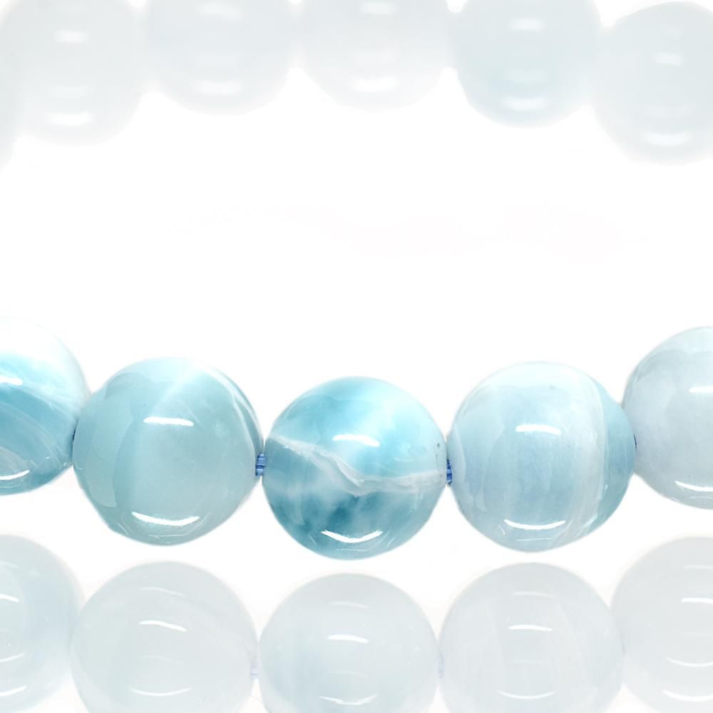 ラリマー ブレスレット 8.5mm #MG663 - プレミアム天然石専門店
