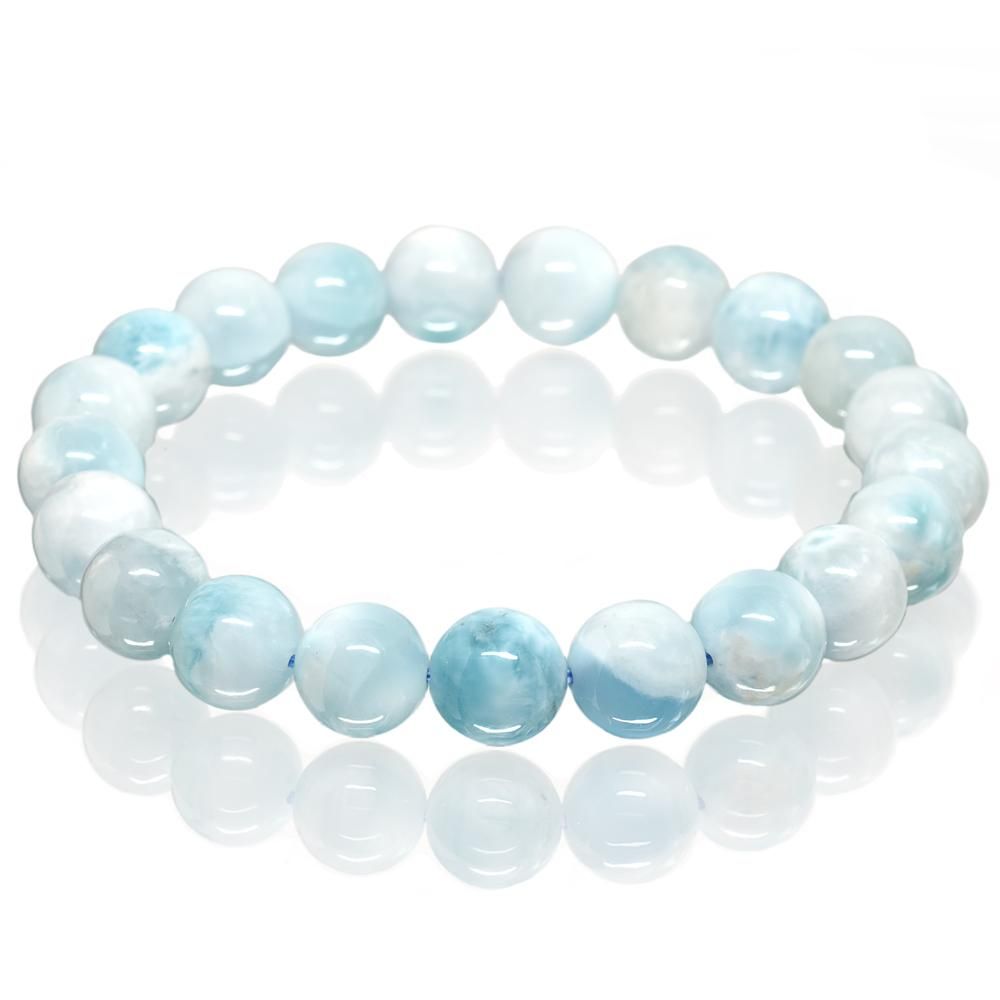 ラリマー ブレスレット 10mm ラリマー ブレスレット 10mm ｜ 天然石通販の4976堂