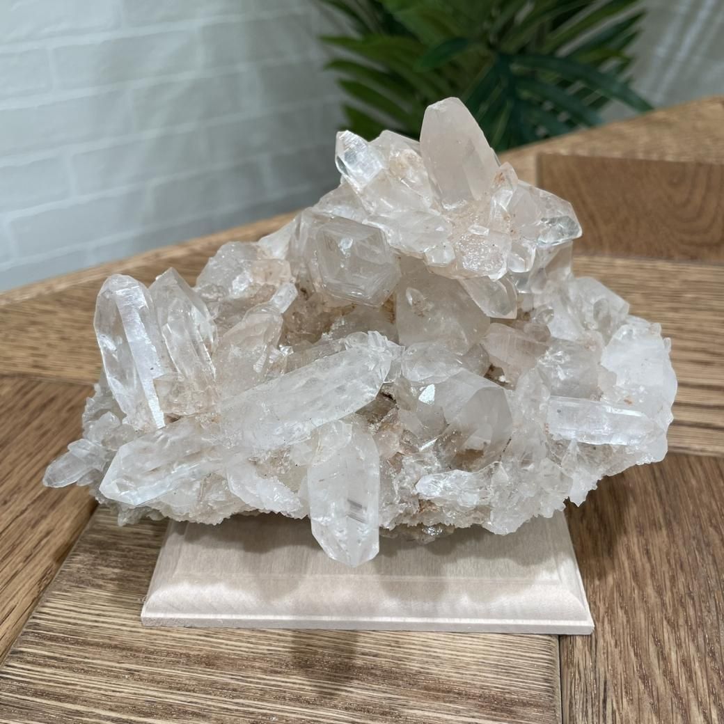 美品 ヒマラヤ マニカラン産 水晶 クラスター 天然石 原石 特別価格/高品質・マニカラン産]ヒマラヤ水晶クラスター/原石