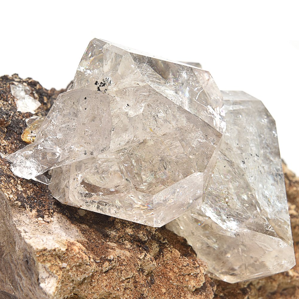 ハーキマーダイヤモンド（母岩付き） クラスター 1640g #KB070