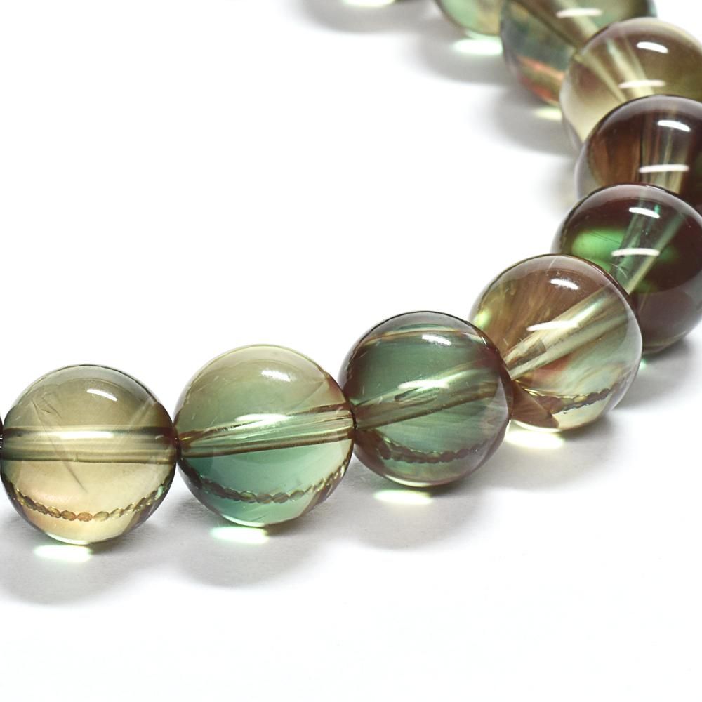 ユニドロブレスレット　グリーン系 楽天市場】グリーン ファントム ガーデン クォーツ ブレスレット