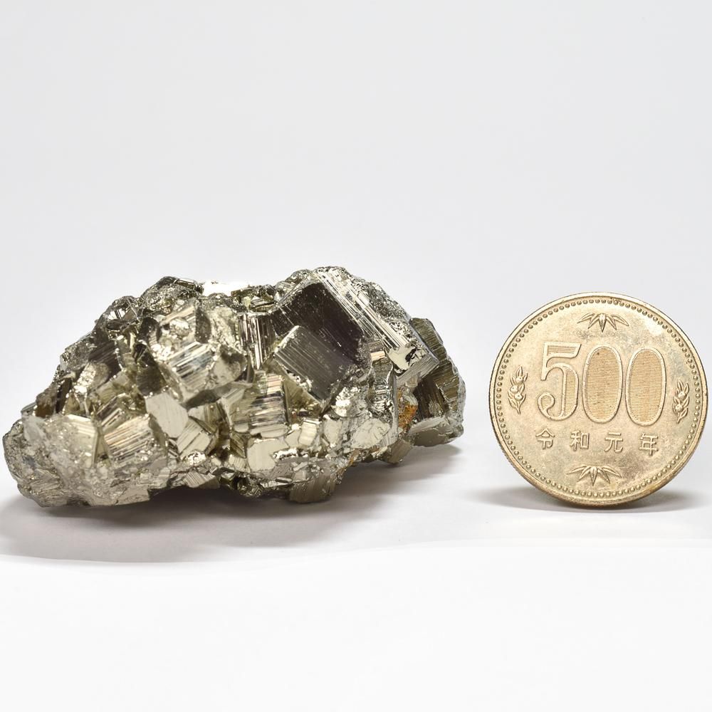 パイライト(40mm) パイライト 原石 40.4x48.7x36.4mm #NB680 - プレミアム天然石