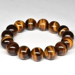 ゴールドルチルクォーツ ブレスレット 12.5mm #NB644 - プレミアム