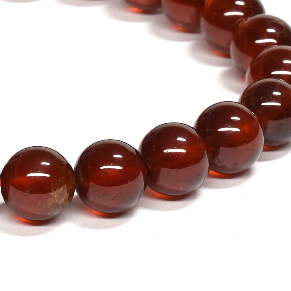 パワーストーン天然石　ヘソナイトガーネット　9mm　ネックレス パワーストーン天然石 ヘソナイトガーネット 9mm ネックレス