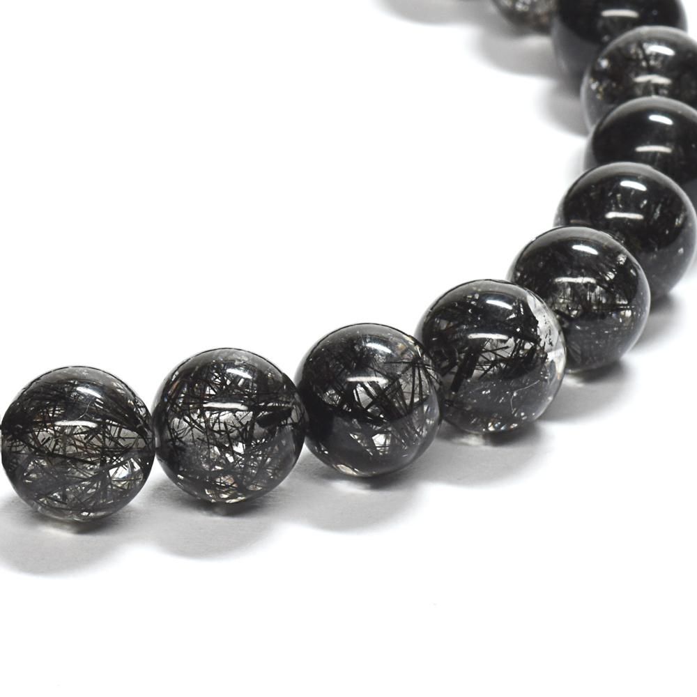 ブラックトルマリンインクォーツ ブレスレット 8mm #MK591