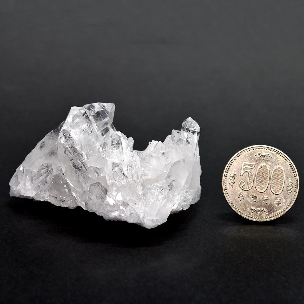 高品質 　トマスゴンサガ産　クラスター　カッコいい　3 高品質]ブラジル/トマスゴンサガ産水晶クラスター（原石96.4g