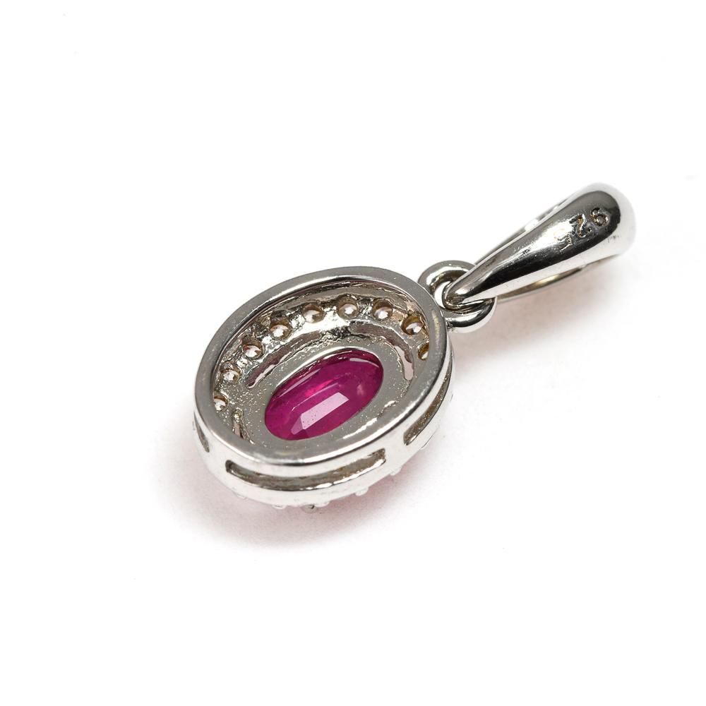 ルビー ペンダントトップ 9x7x4.5mm #NF166 - プレミアム天然石