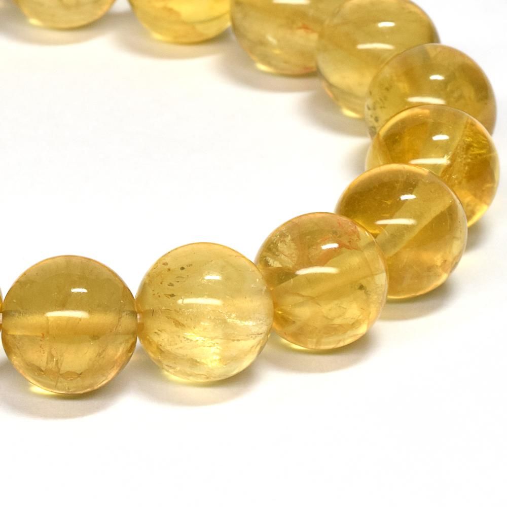 イエロー、グリーン龍王眼 曼荼羅天珠ブレスレット No.11 フローライト