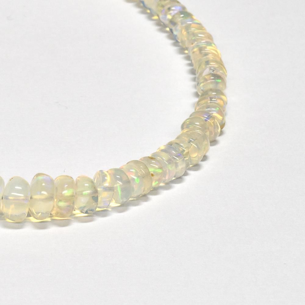 天然エチオピアオパール純銀製ブレスレット 天然エチオピアオパール純銀製ブレスレット 天然エチオピアオパール